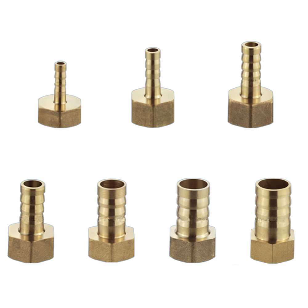 Brass Female BSP Straight Hosetail Connector Barbed connecting Hose