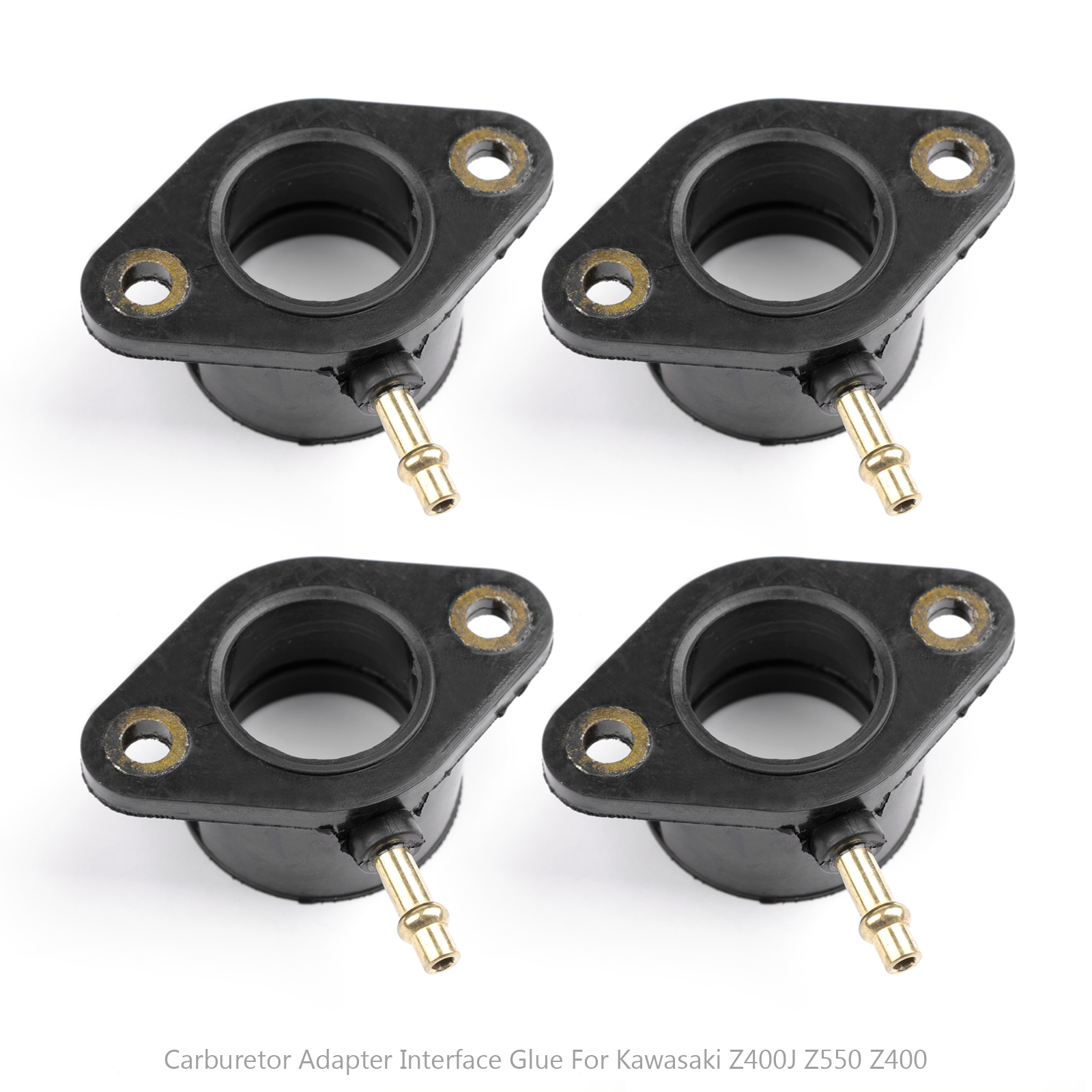 4x Carb Intake Manifold Boots For Kawasaki Z400J KZ500B KZ550 Ltd