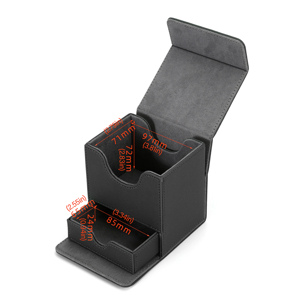 MTG Deck Box For Commander Pokémon Yugioh EDH 100+double