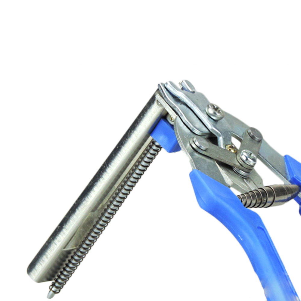 Hog Ring Plier 600Pcs M Clips Staples Antislip Handle Stainless Steel
