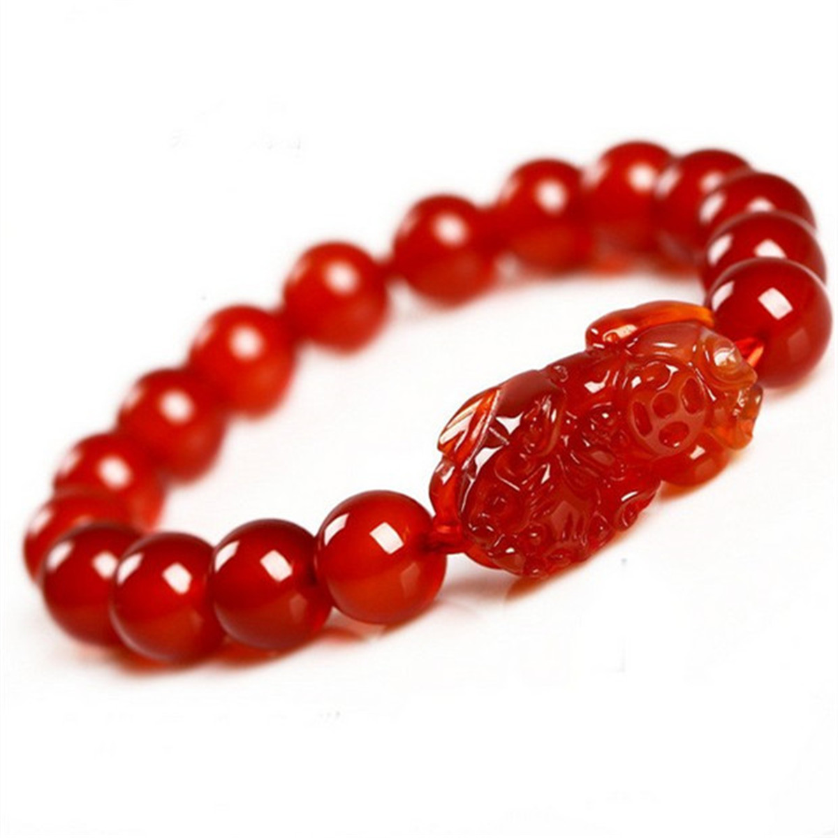 feng shui red string piyao bracelet