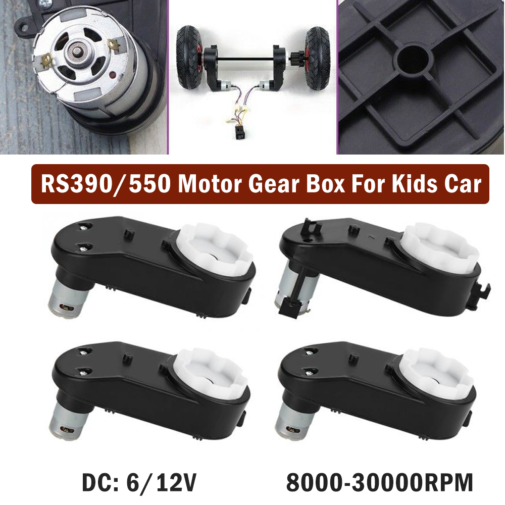 6V/12V 8000-30000 RPM Electric Motor Gear Box For Kids Ride On Bike Car Toy