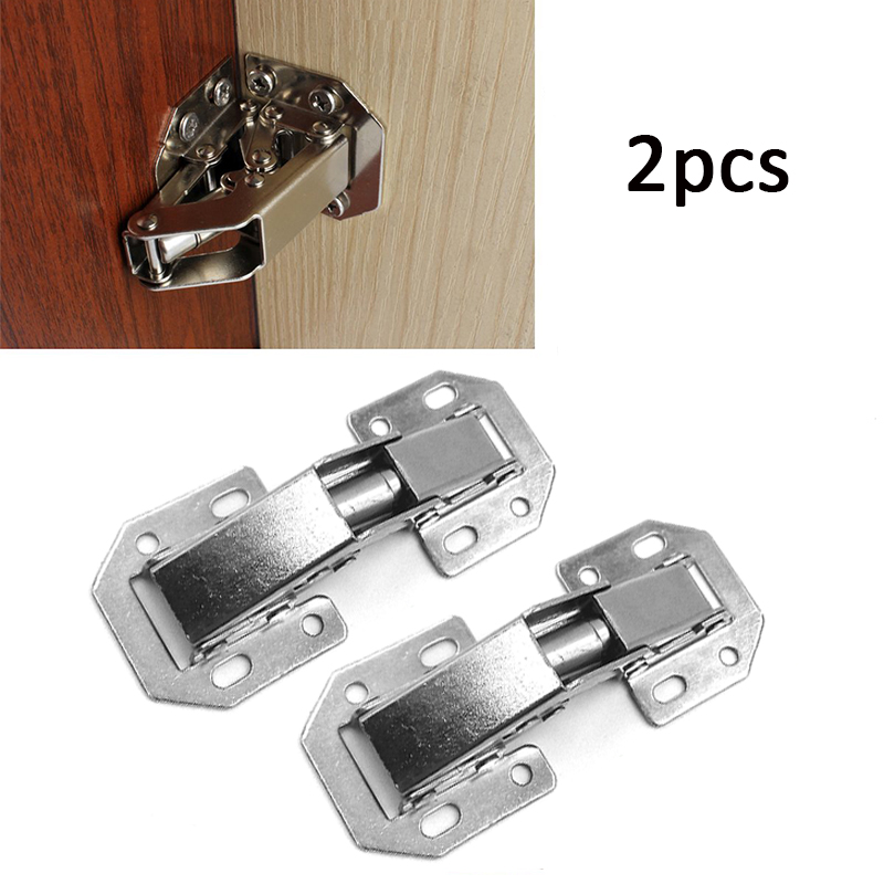 2x Soft Close Kitchen Cupboard Cabinet Door Hinges Slow Shut Full