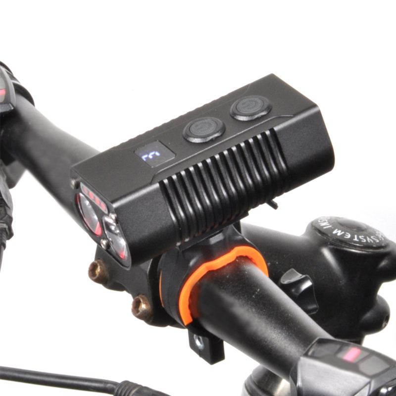 Cycling Bike Bicycle Head Front Light Taillight Back Rear Lamp Kit Waterproof DE