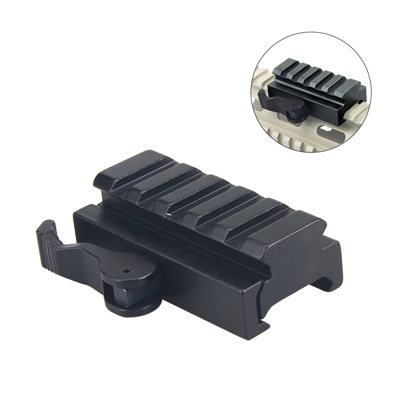 Quick Release Detach Aluminum Riser Block Mount for Picatinny Weaver ...