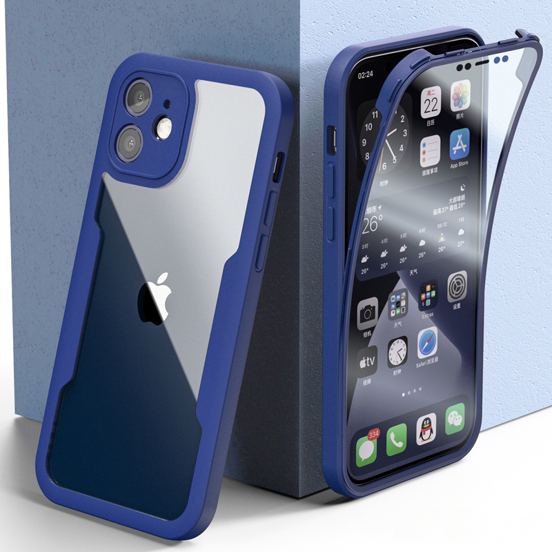 360 Magnet Hülle für iPhone 15 14 13 12 11 Pro Max XR 8 Cover Handy Schutz  Case