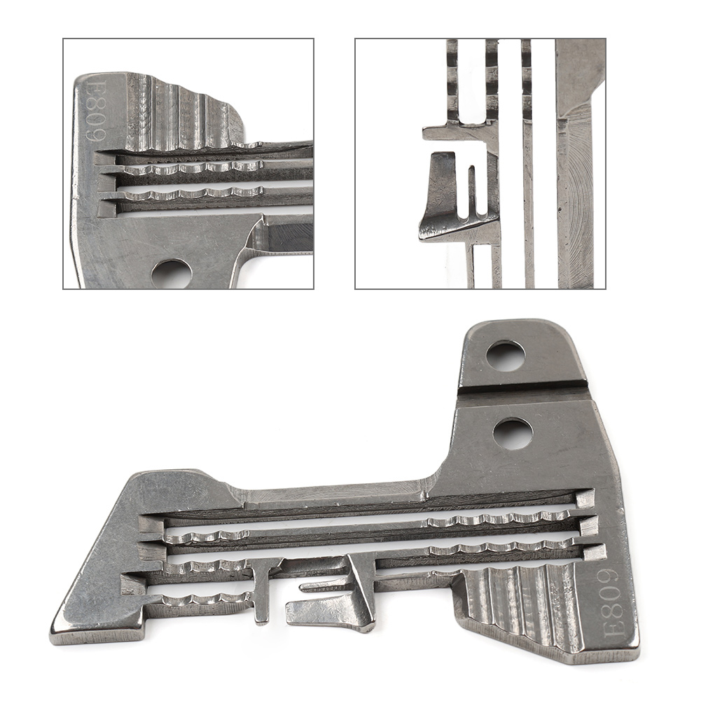 norafuji E809 Needle Plate Fit For Juki 3314 Siruba 747 4-Thread