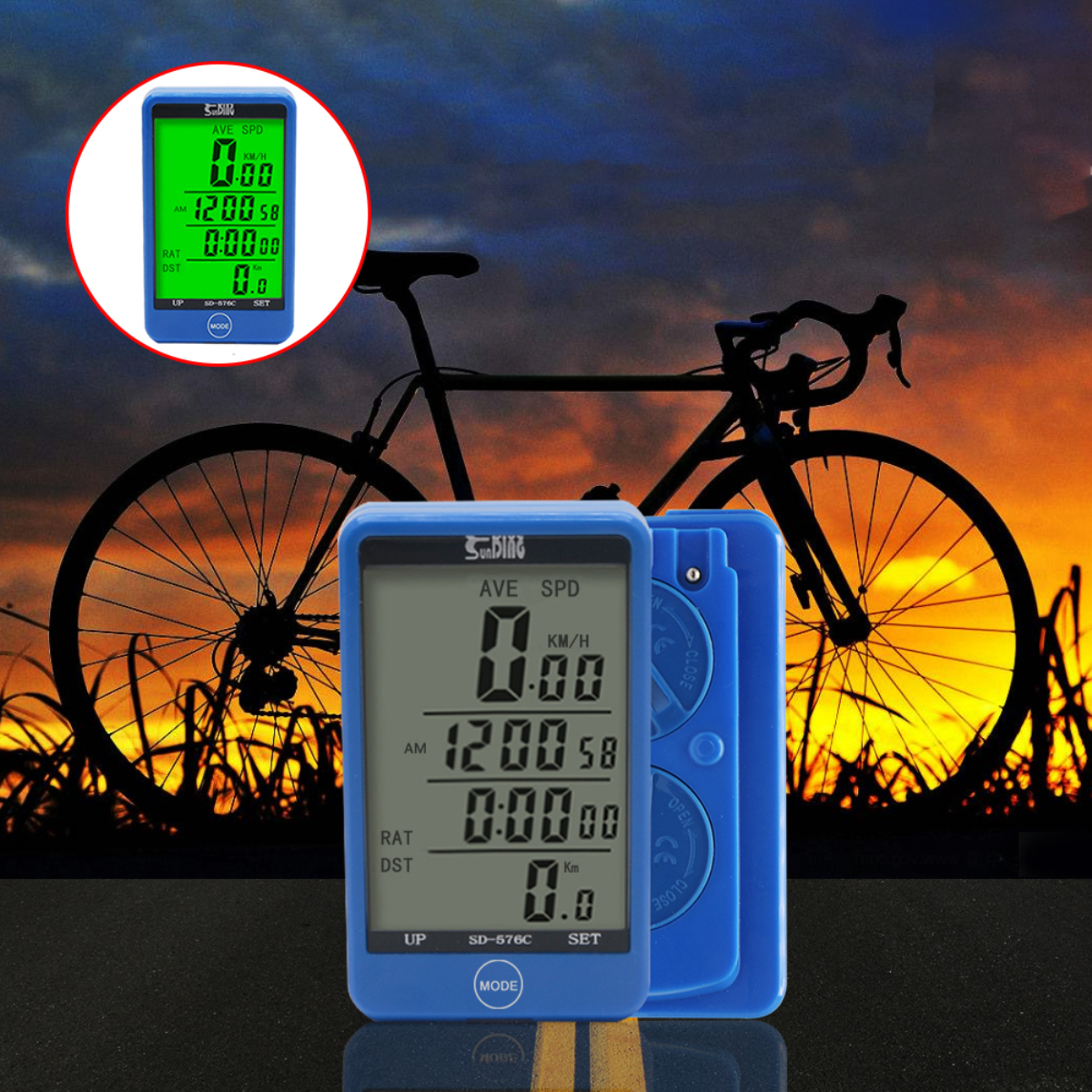 bike gps speedometer and navigation device