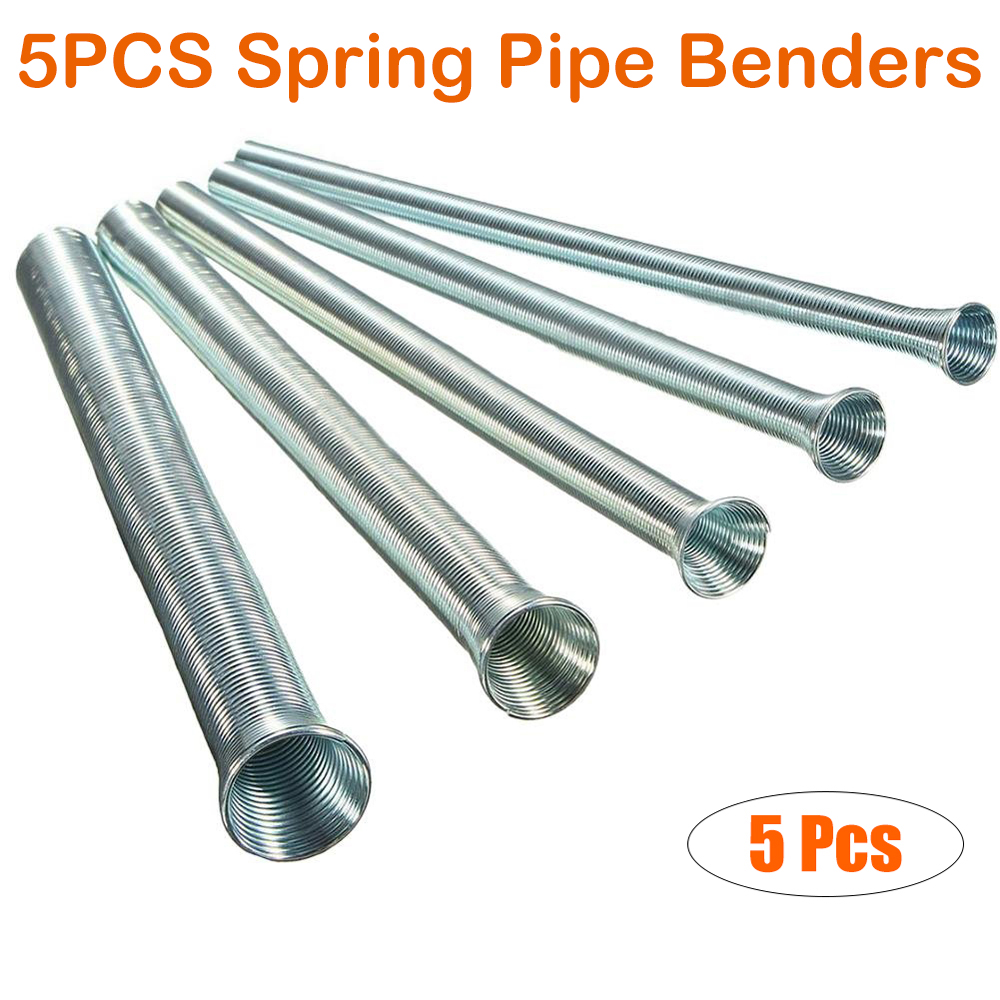 5in1 External Pipe Bending Spring Tube Bender Kit for 6/8/10/12/16mm