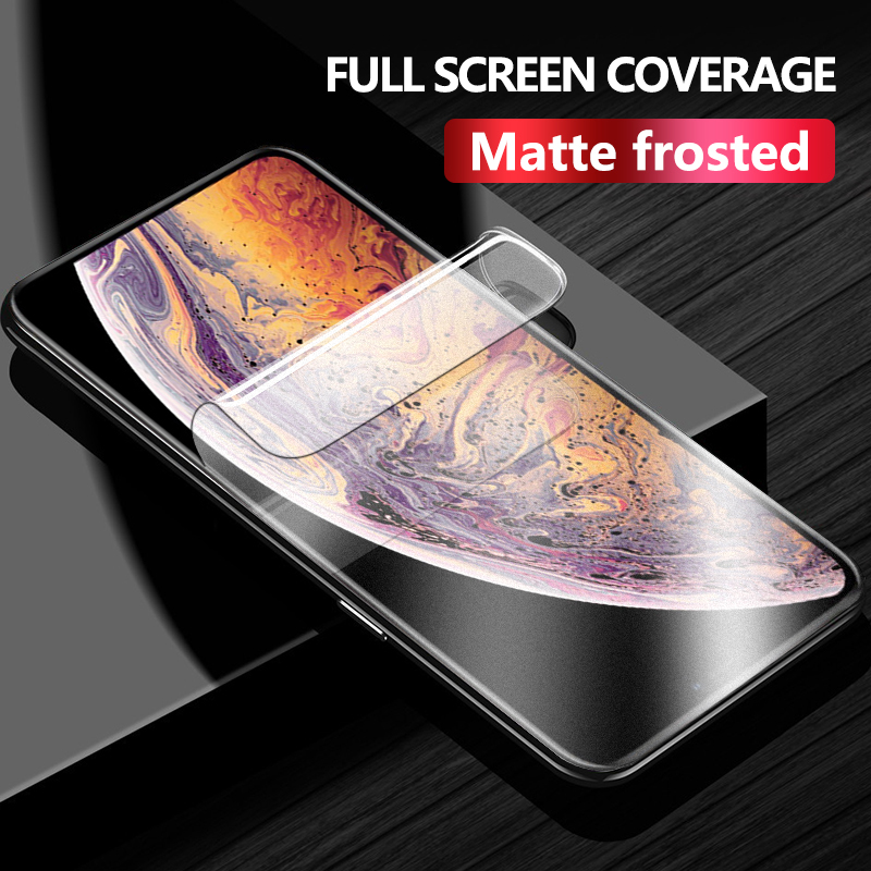 Softs Hydrogel Frosted Full Coverage Screen Protector Matte Film For