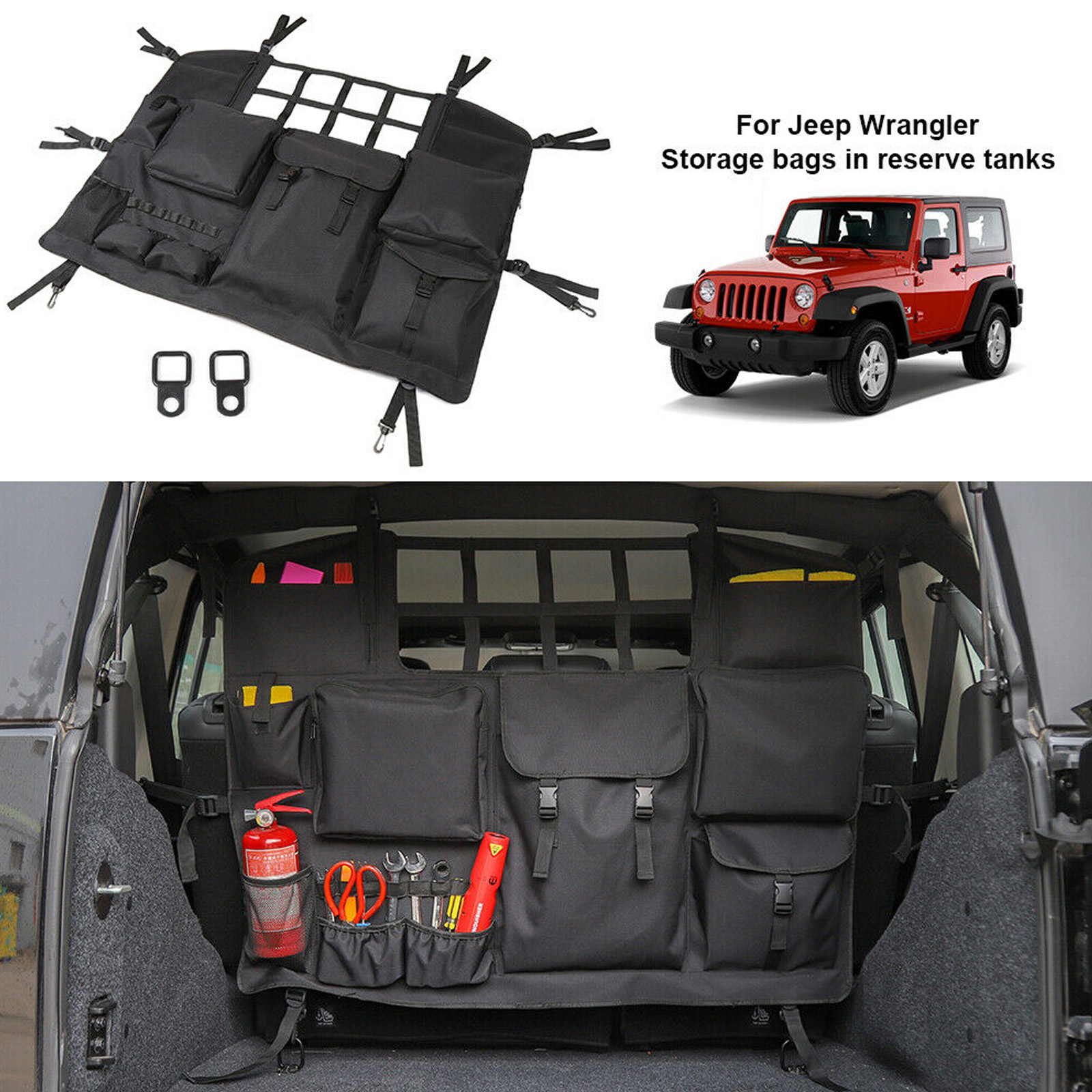 Jeep Wrangler Trunk Organizer