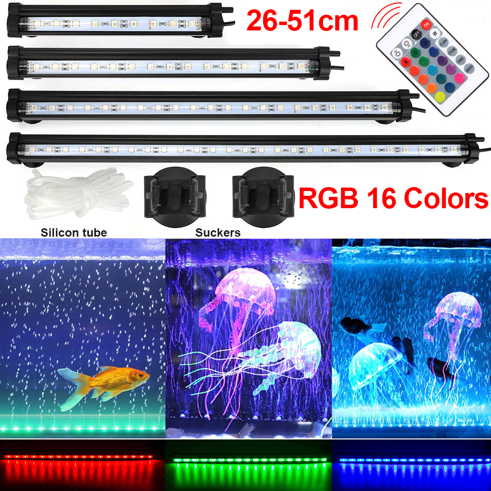 Aquarium Moonlight LED Lamp RGB Waterproof Aquarium Fish Tank Lights