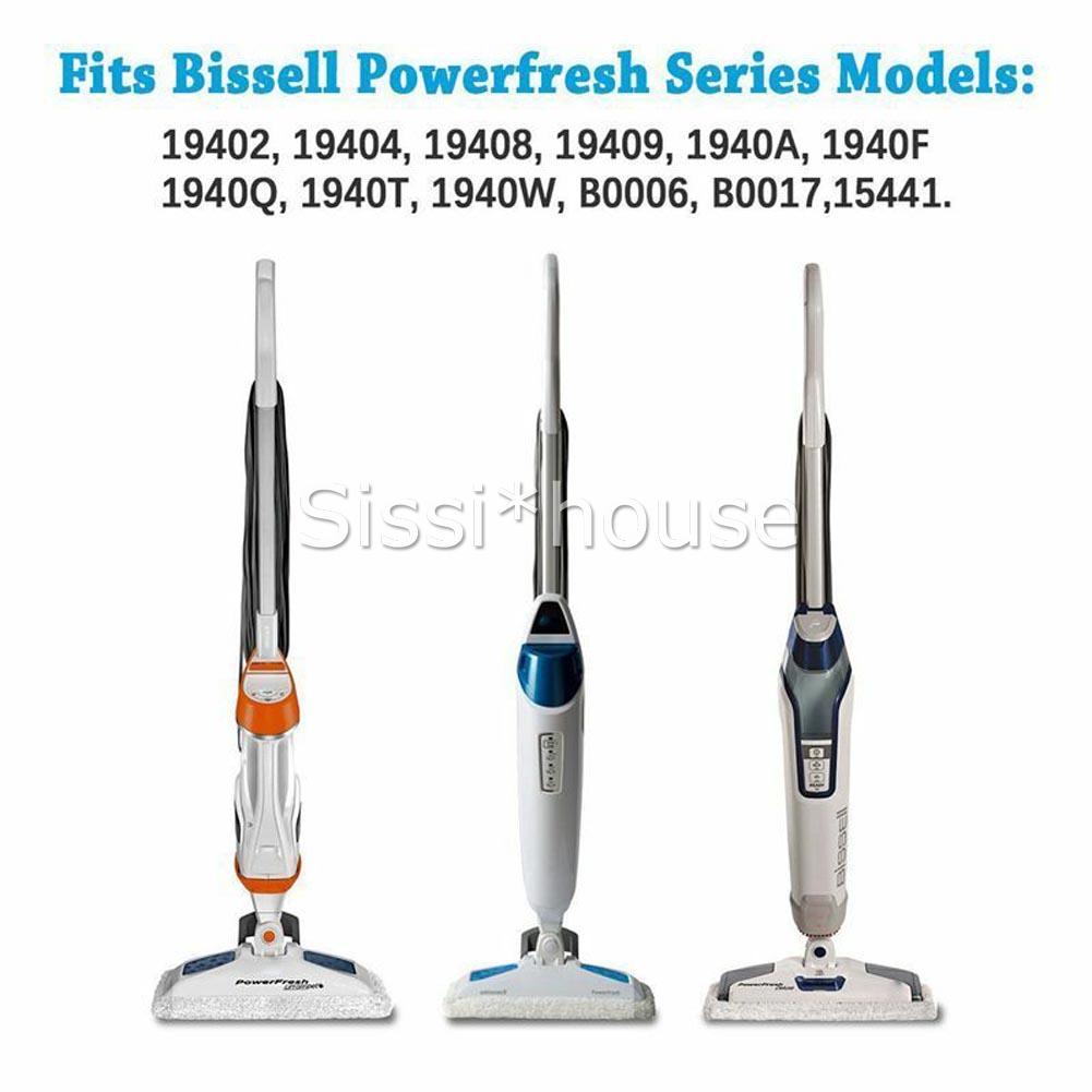 2 Pack Steam Mop Pads Replacement for Bissell Powerfresh 1940 1440 1544