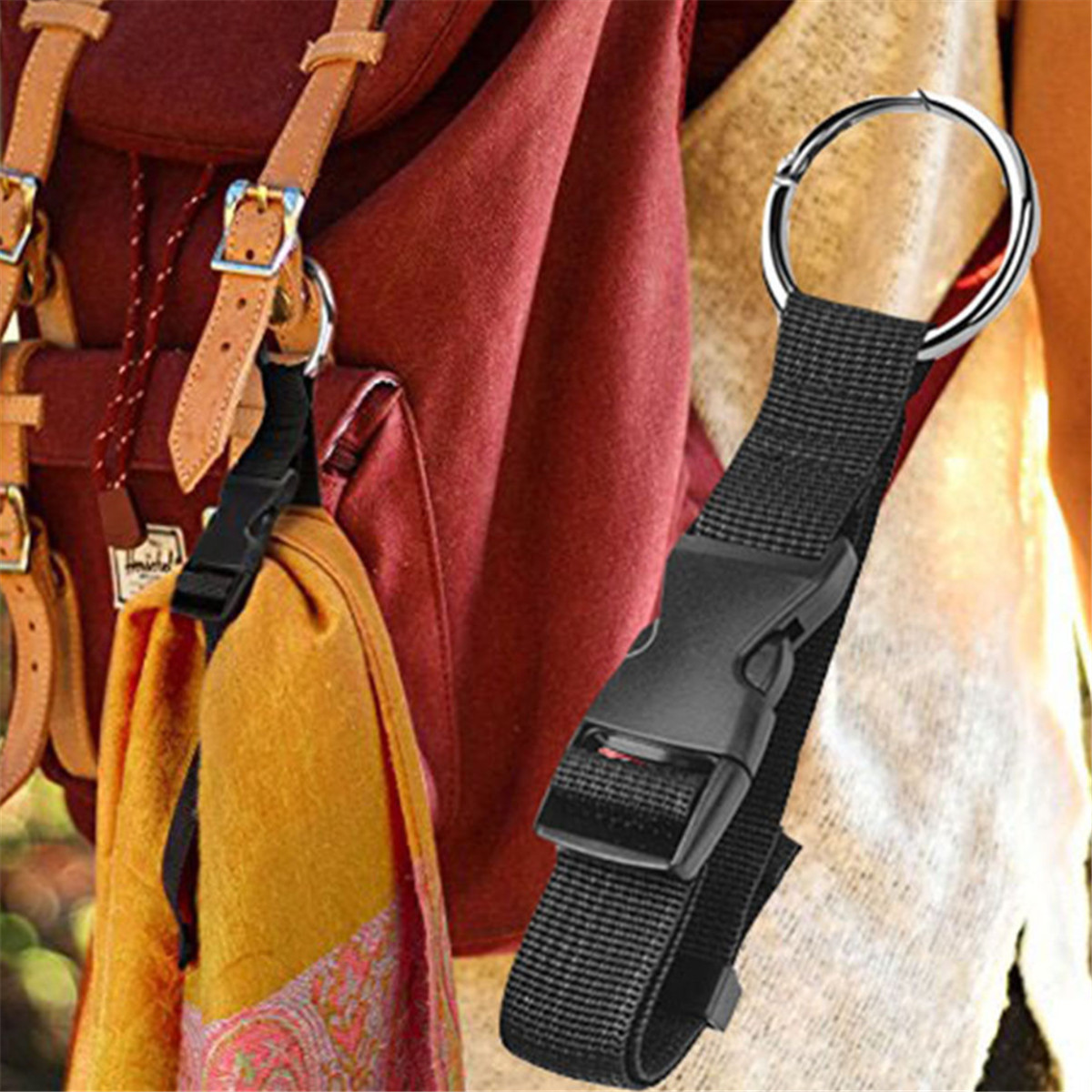 Jacket Holder Gripper Add Bag Handbag Clip Use to Carry Antitheft