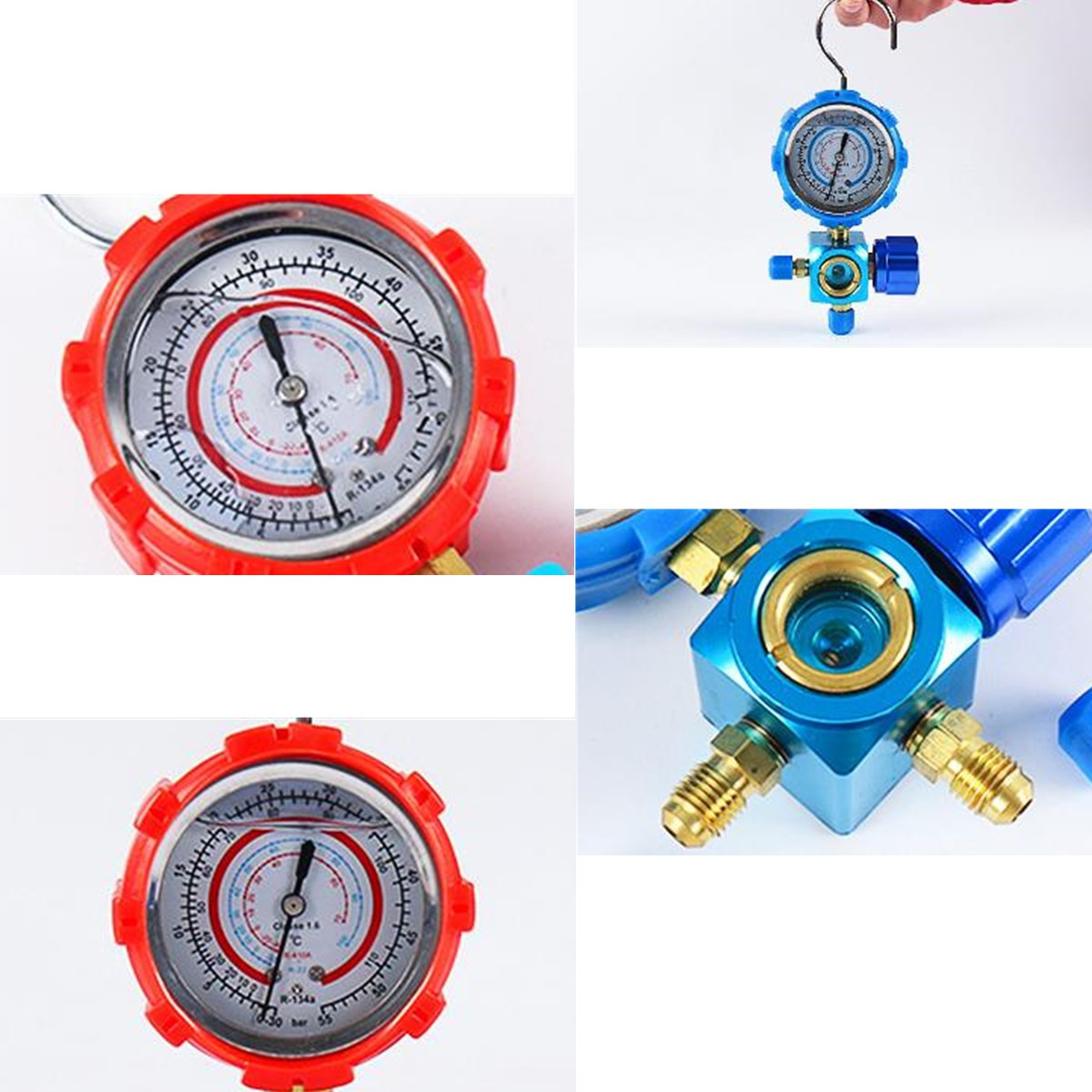 R410a R134a Digital Manifold Gauge Set HVAC A/C Refrigeration Charging