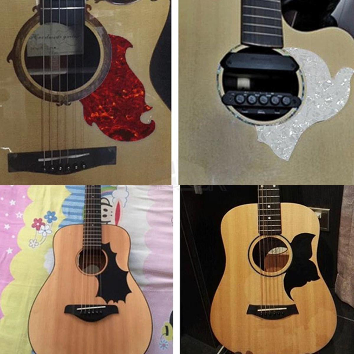 Download 5 Color Acoustic Guitar Pick Guard Blank Material Sheet ...