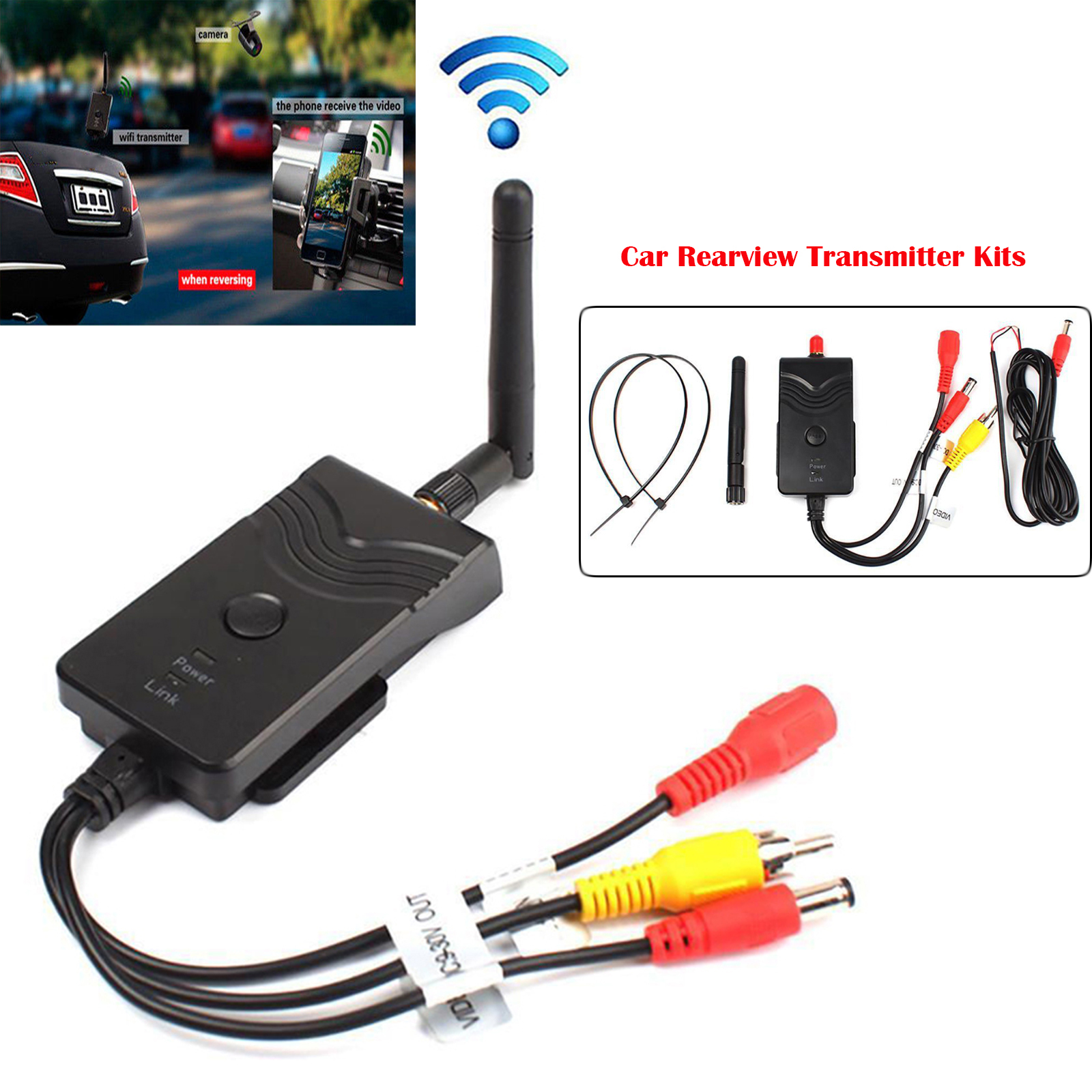 Wifi Car Backup Rearview Camera 903w Video Transmitter For Iphone Android Phone