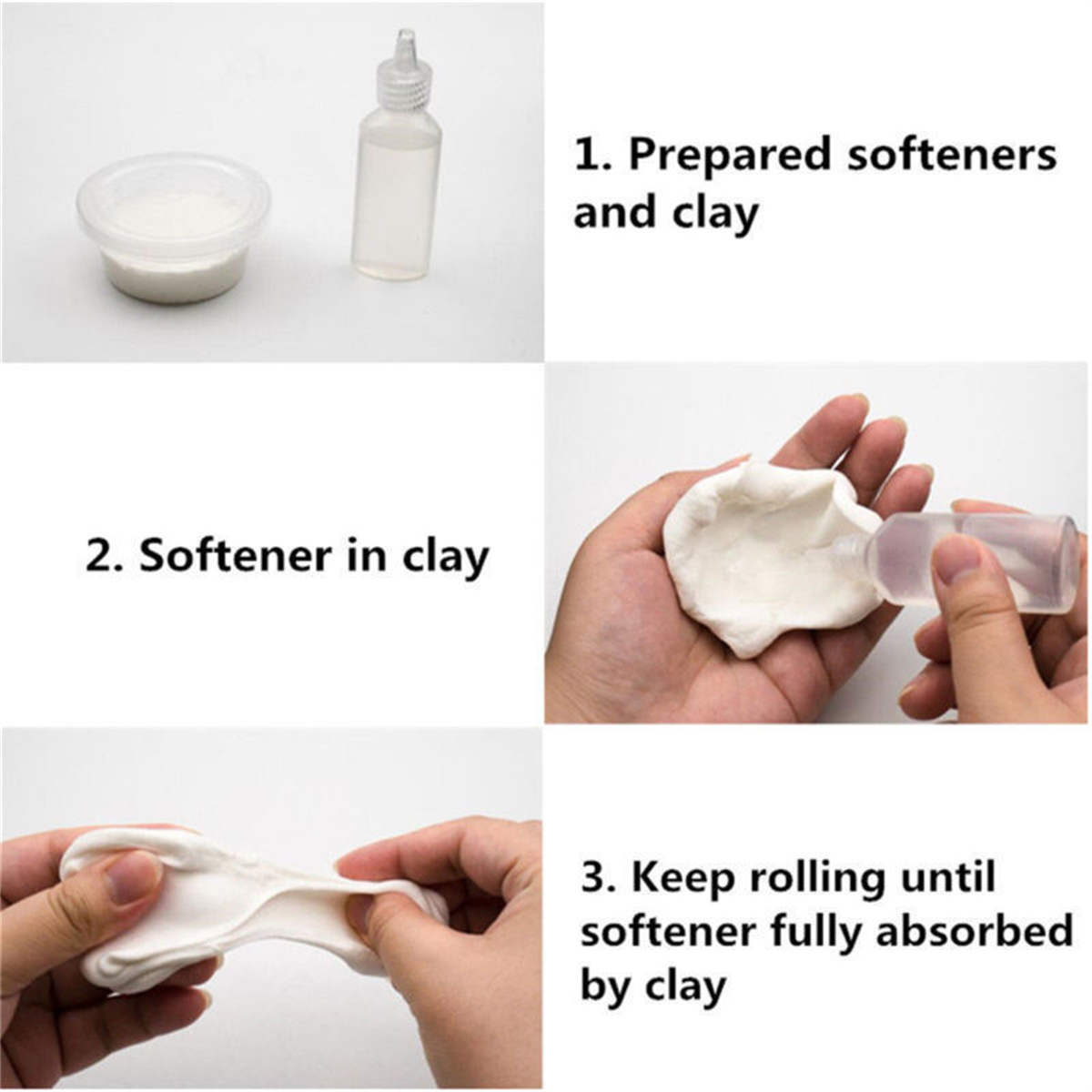 110X Sculpey Liquid Clay Softener & Adhesive Glue for Fimo Sculpey