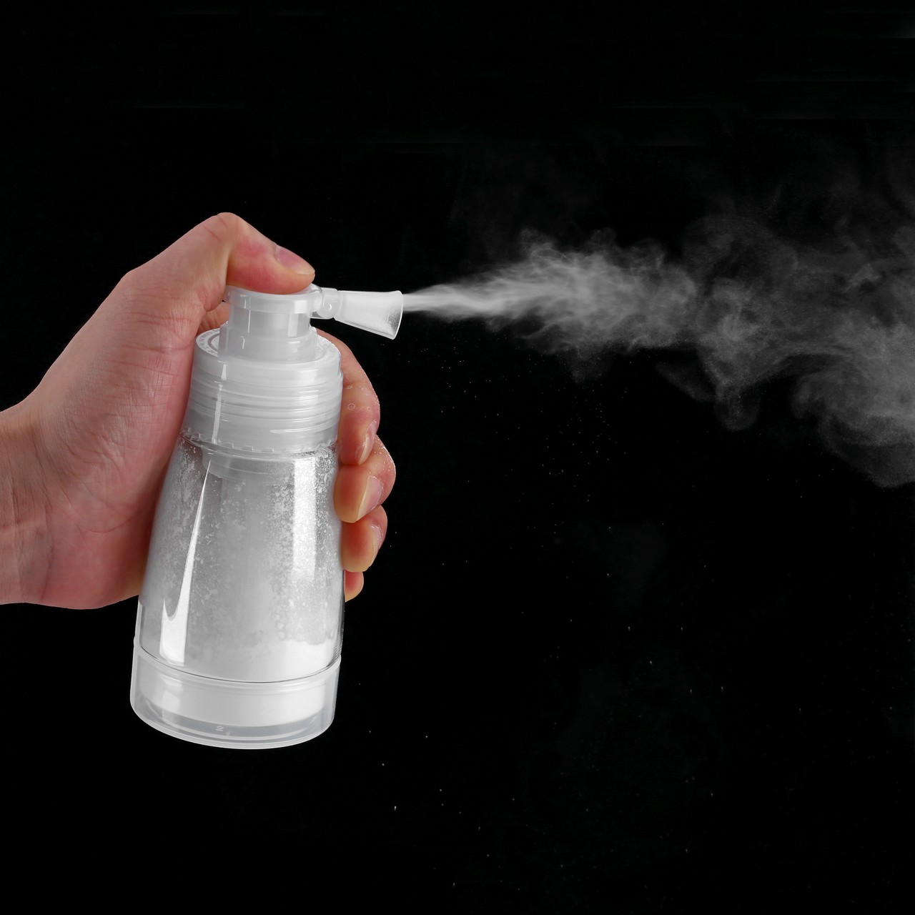 Dismountable Travel Powder Spray Bottle PET Material Cosmetics Bottles