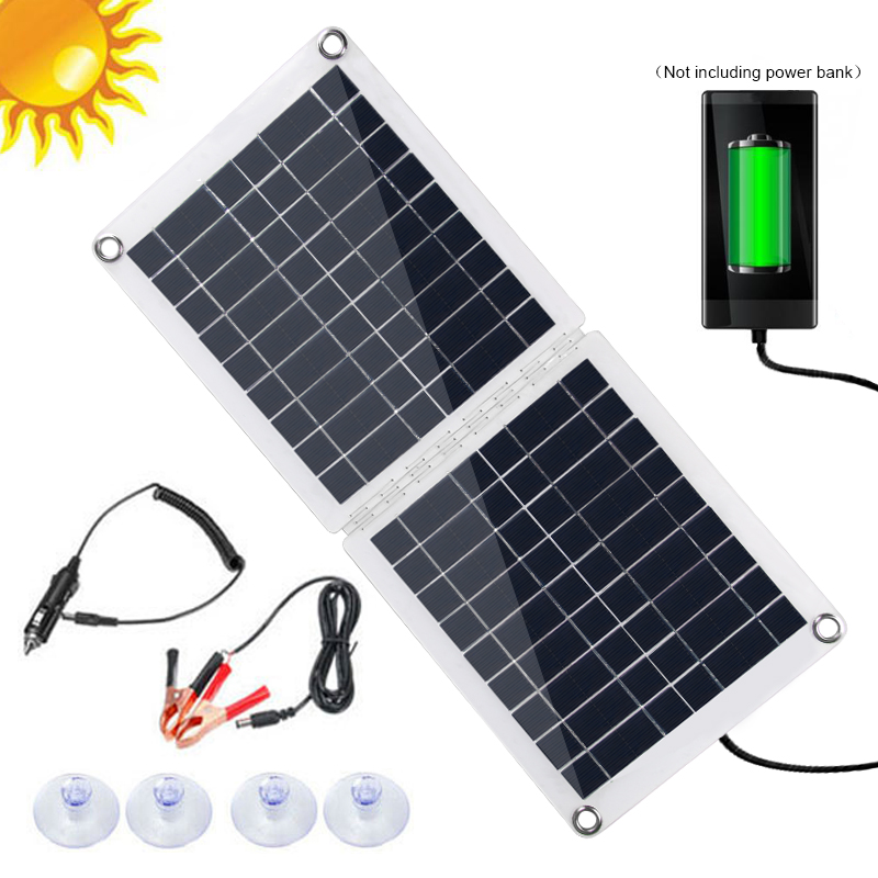 60W Faltbares Solarpanel-Modul zum Aufladen der 18V//12V RV//Auto//Boot-Batterie