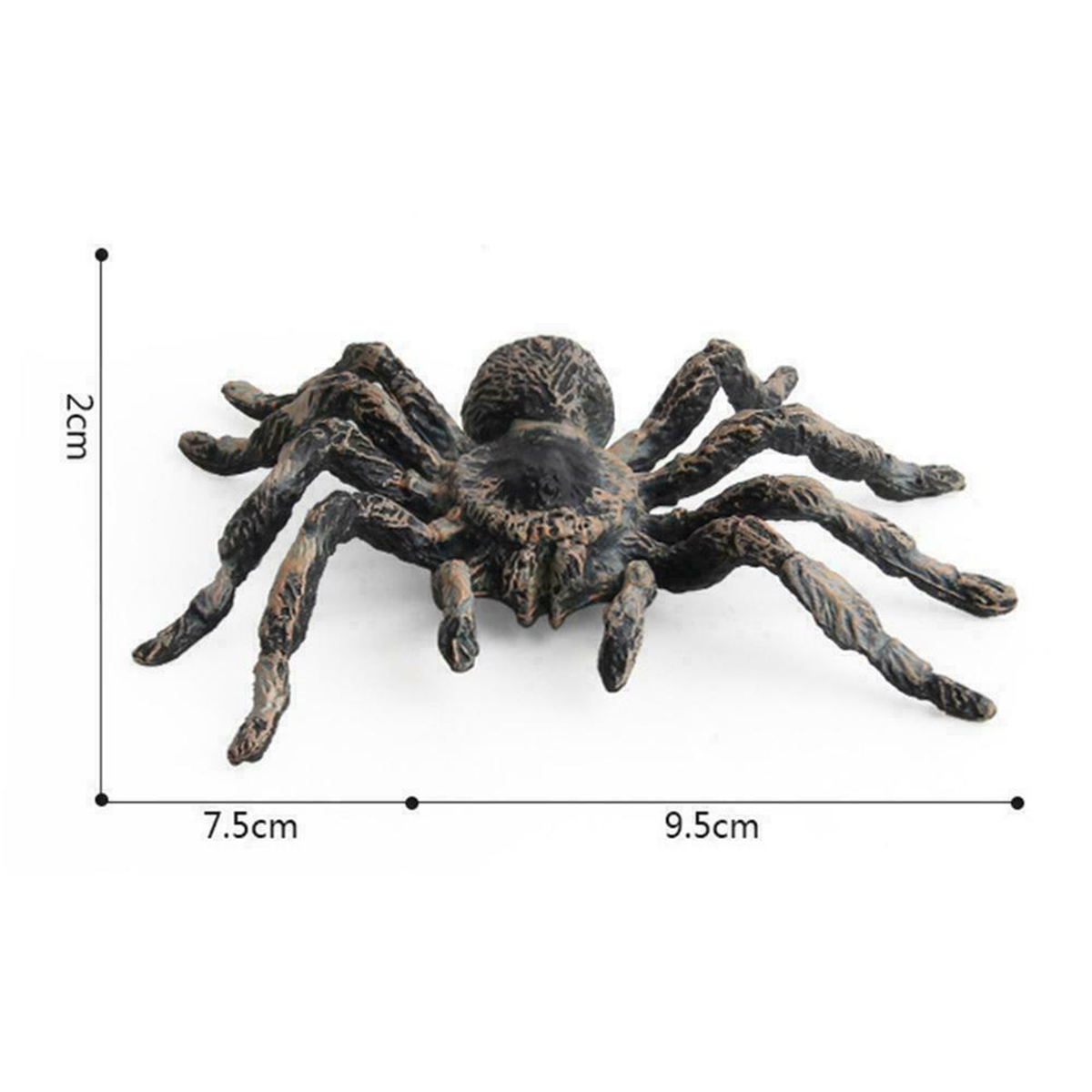 Realistic Plastic Spider Fake Insect Tricky Prank Joke Toys Halloween Props  Gift