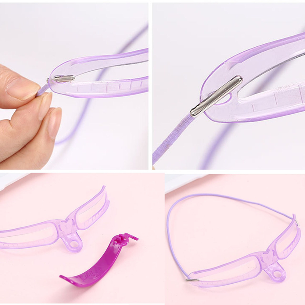 eyebrow stencil shaping grooming assistant brow make up template shaper