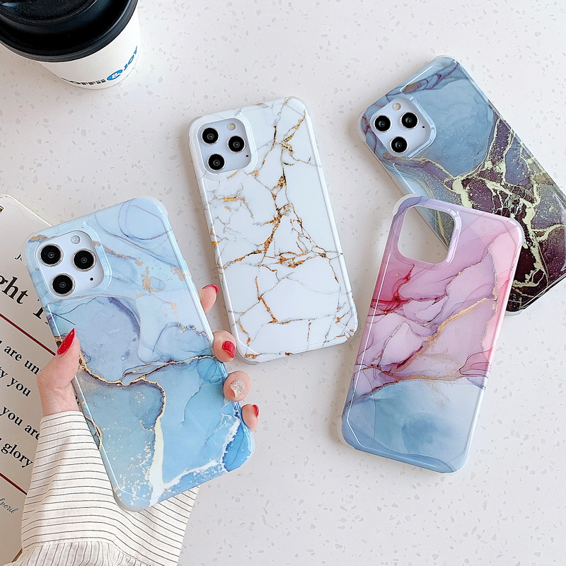 Marble Phone Case For Iphone 12 Pro Max 11 Pro Xs Xr X 8 7 Plus Color Hard Cover Ebay