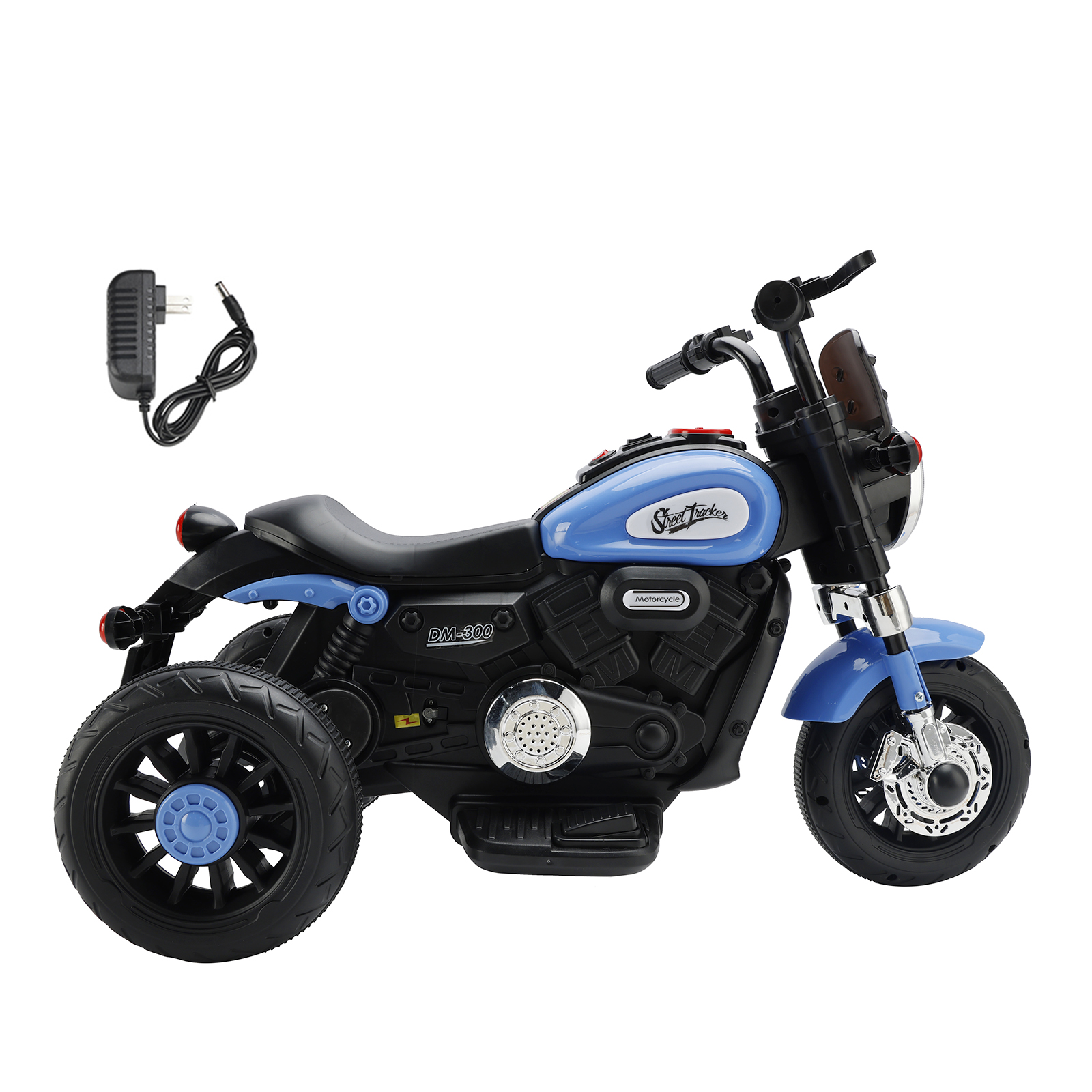3 Wheel Kids Ride On Motorcycle Blue