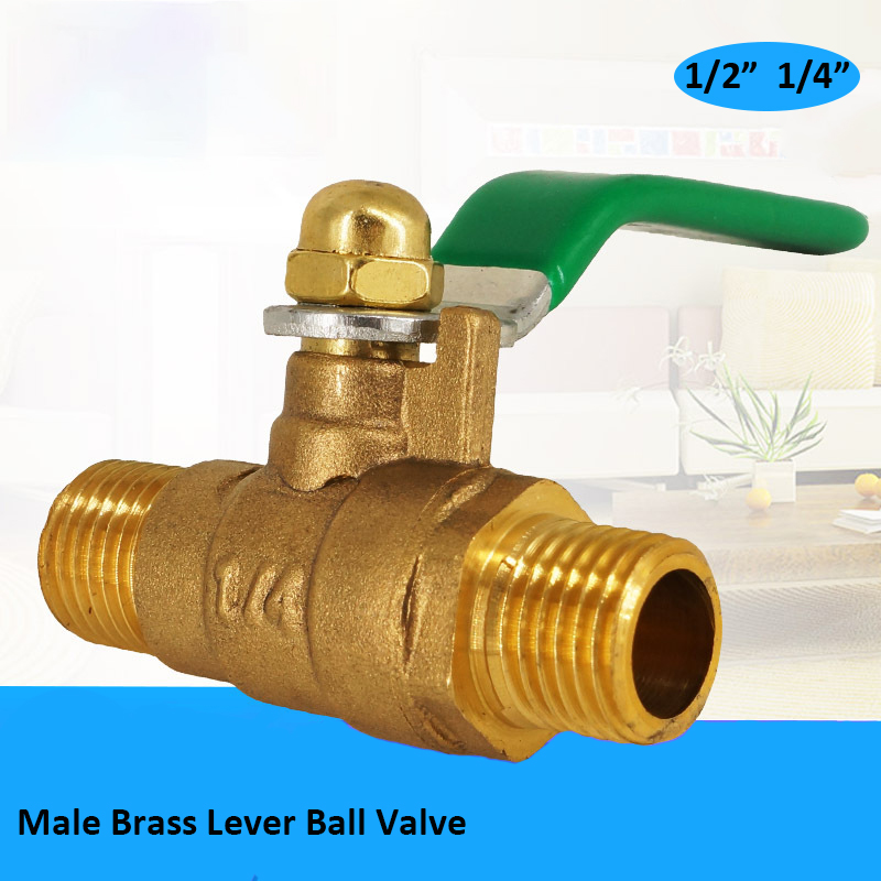 Male x Female 1//4/" To 2/" BSP Threaded Industrial Grade Brass Ball Valves