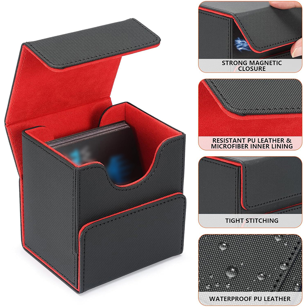 MTG Deck Box For Commander Pokémon Yugioh EDH 100+double