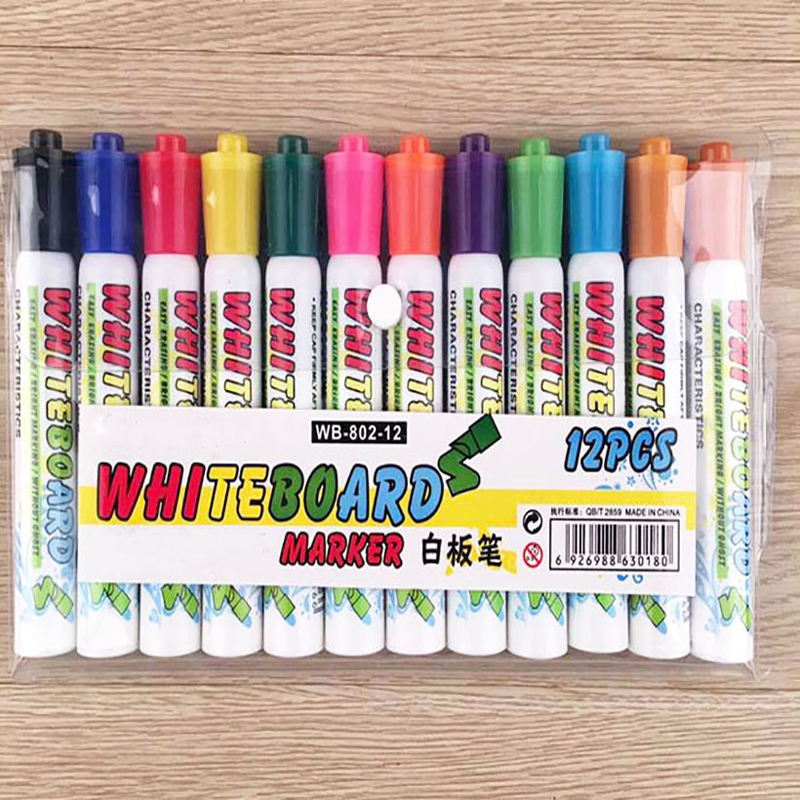 12tlg Whiteboardmarker Whiteboard Marker Set 12 Farben Neu DE