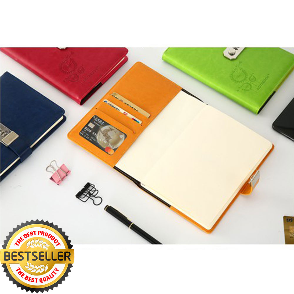 A5 Diaries Notebook PU Leather With Code Lock Secret Diary eBay
