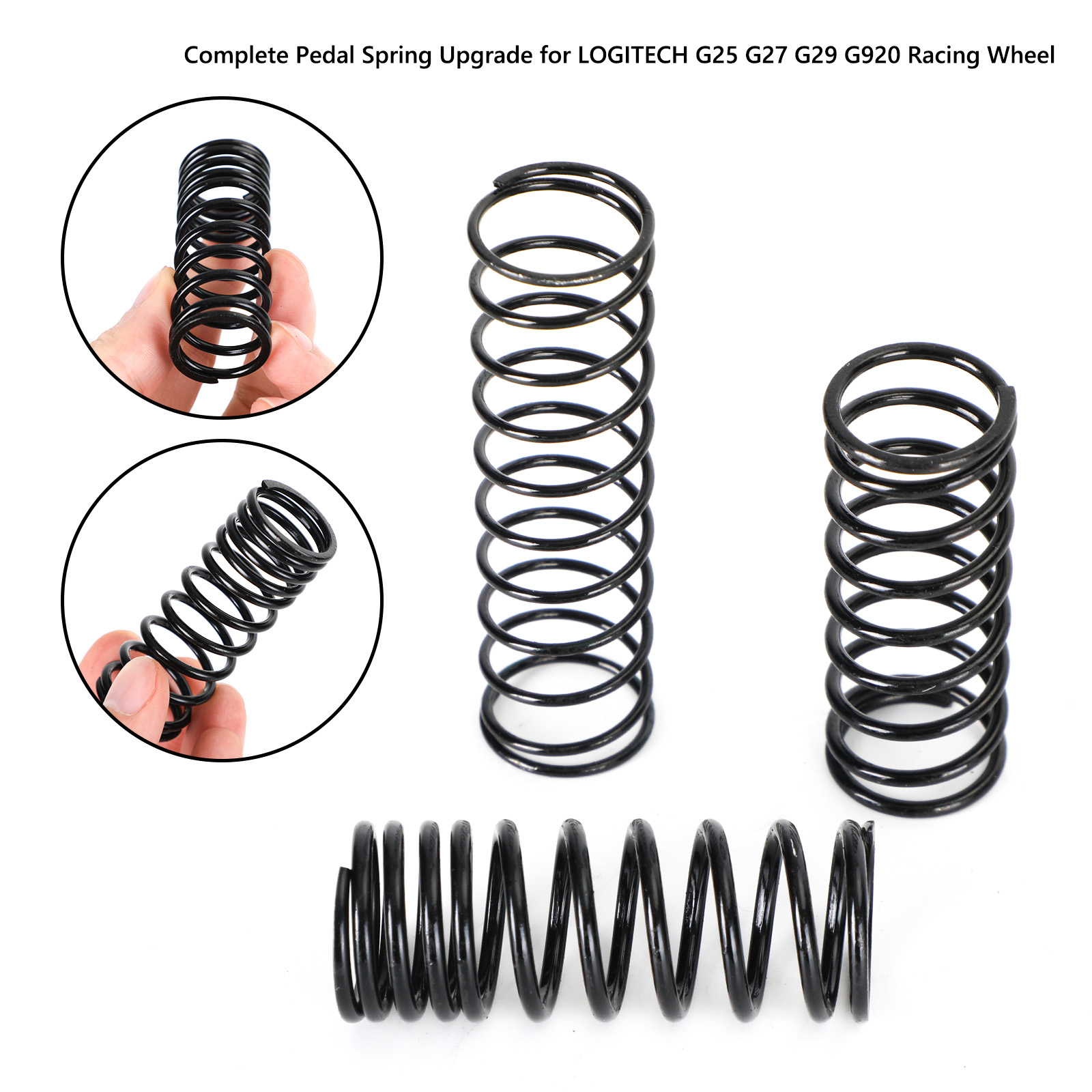 thumbnail image 2 of Upgraded Pedal Springs For Logitech G25 G27 G29 G920 - Throttle Brake Clutch Spring Replacement Kit 2 of 10