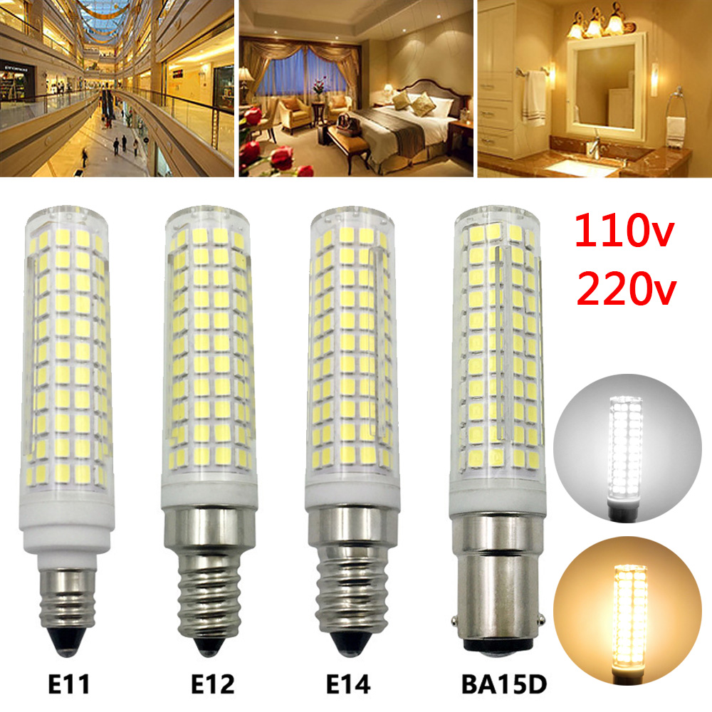 Bombilla LED Regulable 15W BA15D E11 E12 E14 136 LED SMD 2835