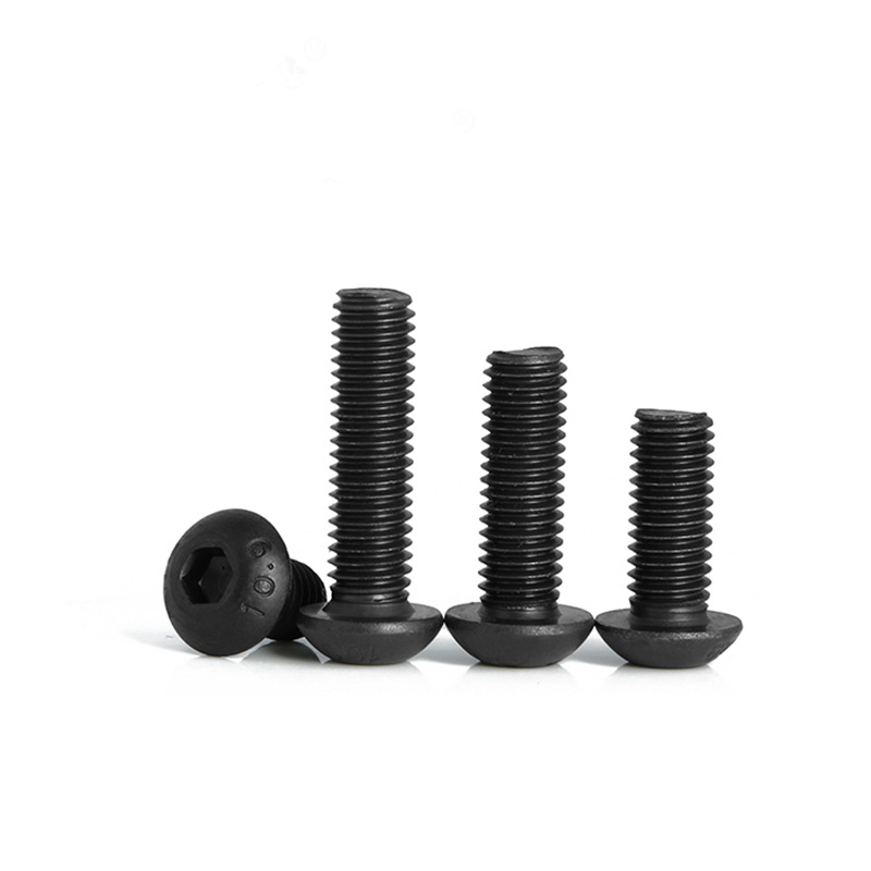 WZHUIDA M6 X 50mm Schrauben Set - 20 Stück Edelstahl Innensechskant Schwarz