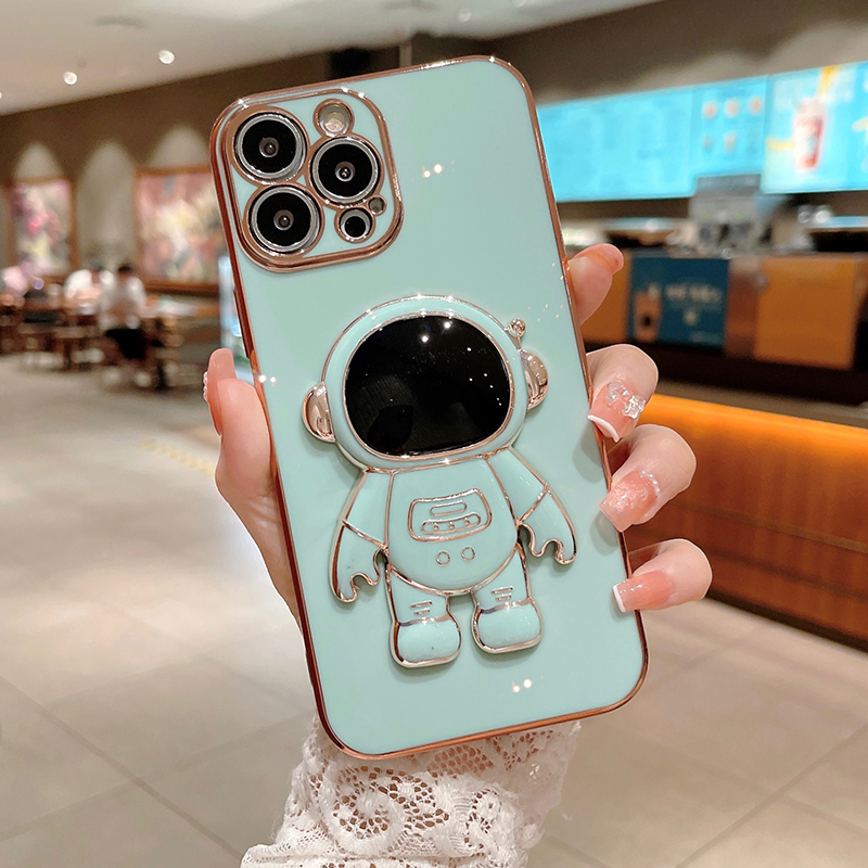 IPhone Case Cool 3D Astronaut Stand Phone Case For IPhone 14 Pro Max / Plus - Silicone Protective Cover 3D Character Phone Cover IPhone Case Cool 3D Astronaut Stand Phone Case For IPhone 14 Pro Max / Plus - Silicone Protective Cover 3D Character Phone Cover