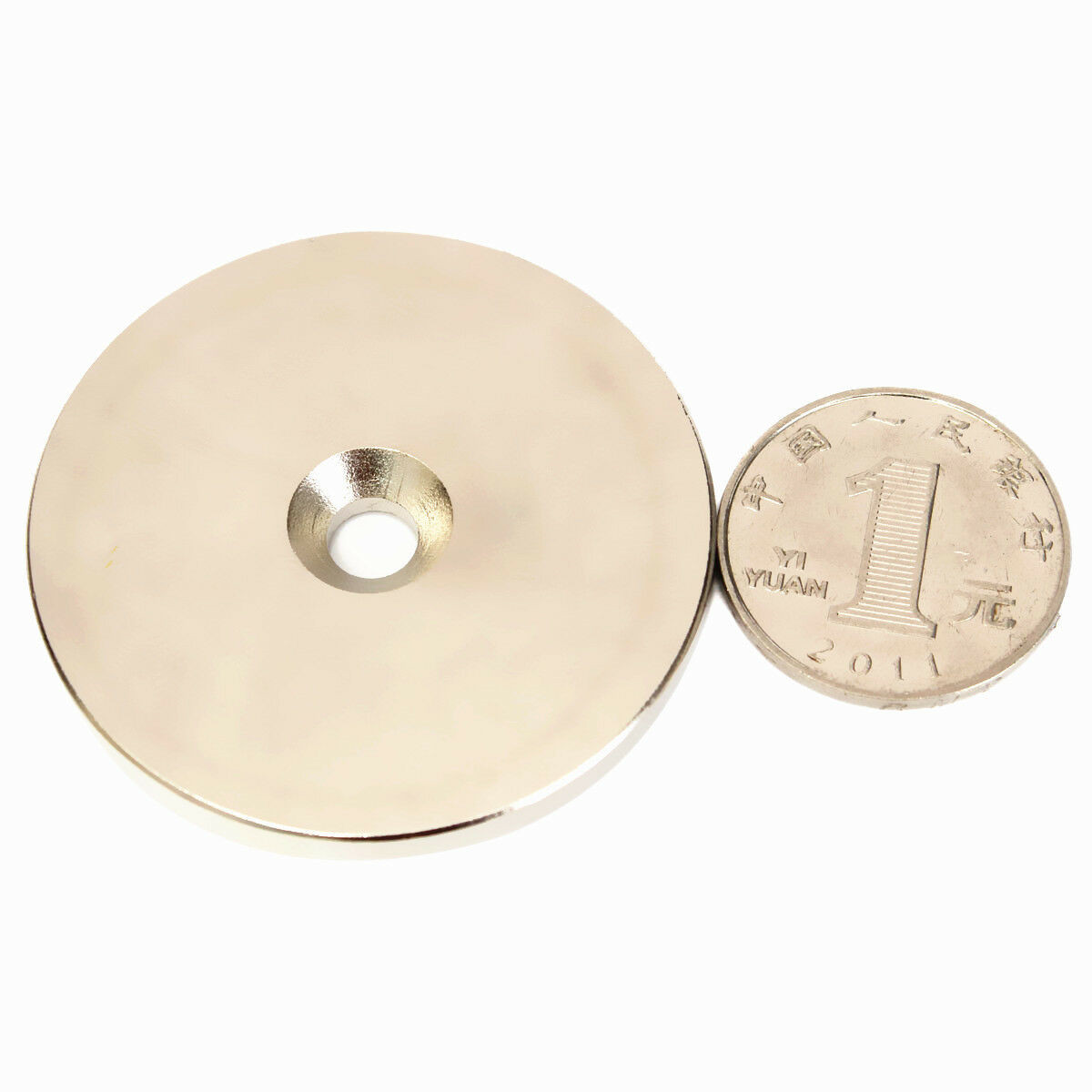 1x N52 Super Strong Round 30mm x 5mm Hole 5mm Disc Rare Earth