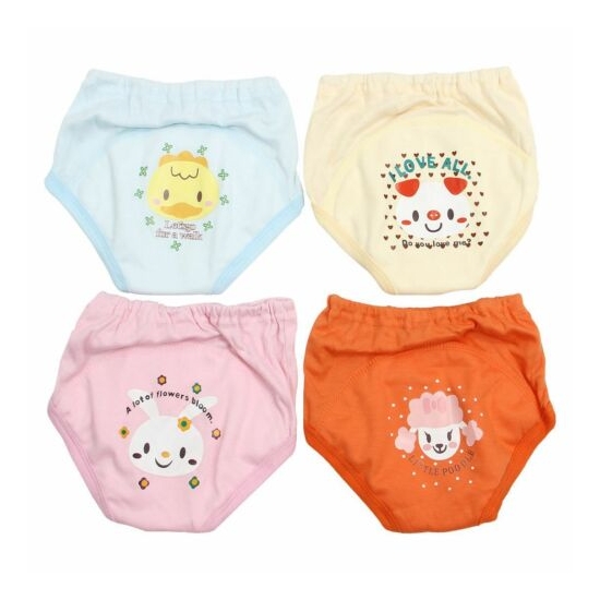 1X Toddler 4 Layers Waterproof Potty Training Pants 4 Size For Baby