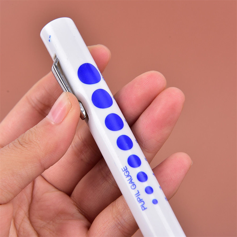 Medical LED Pen Torch Nurses Doctor Eye Examination Light Pupil Gauge