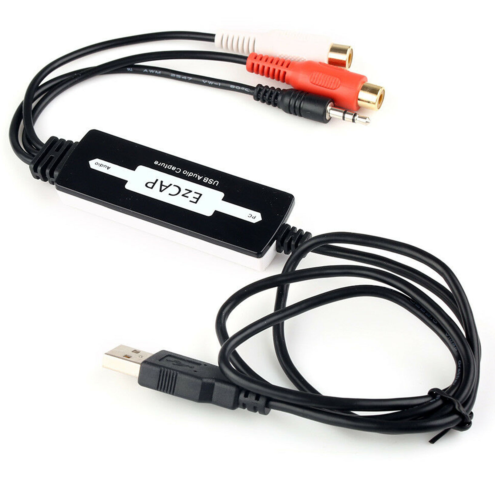 Turntable Vinyl LP Cassette To CD/MP3/WAV Converter USB Audio Capture