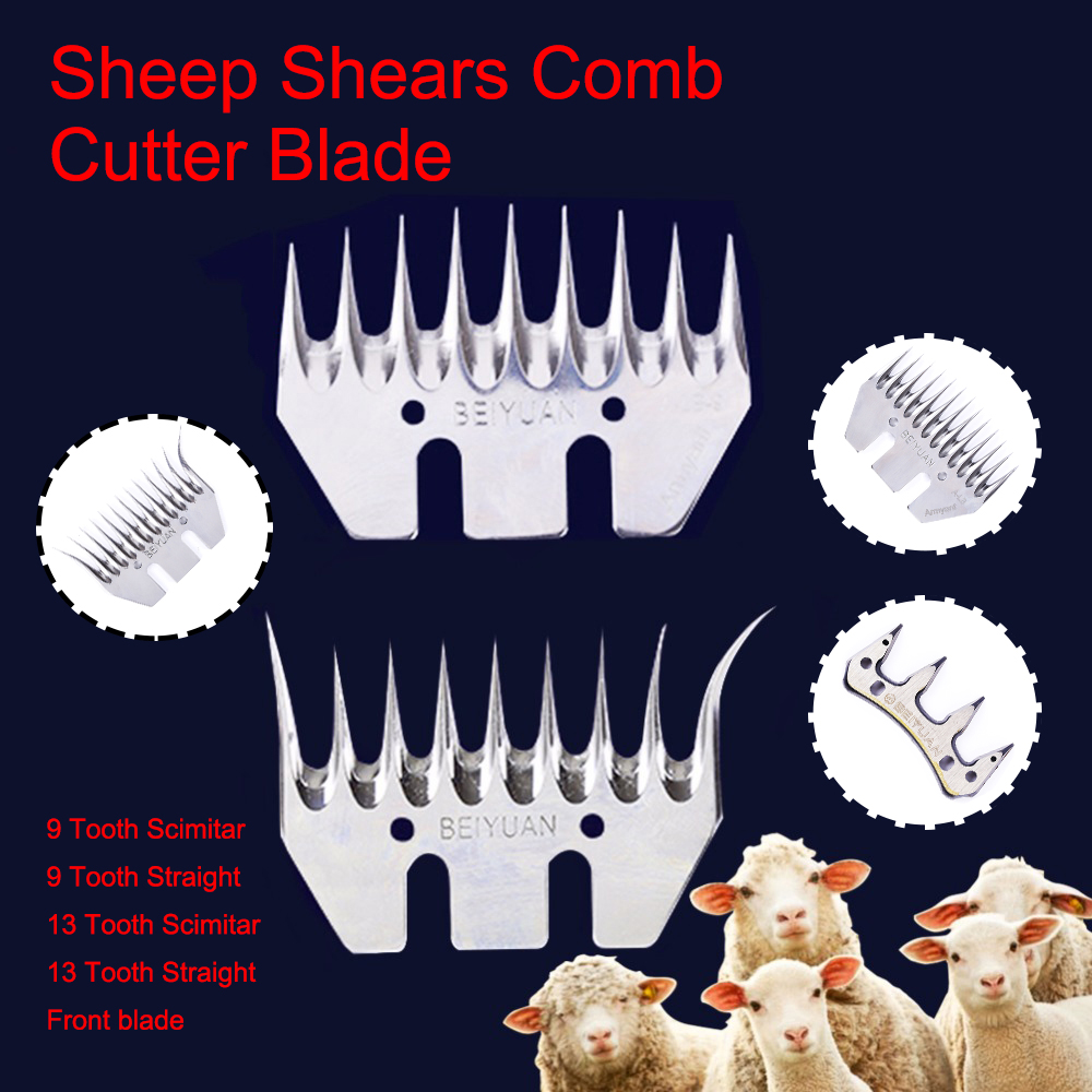 13/9T Sheep Blade Goats Clipper Shears Cutter Convex Comb Scissor Spare