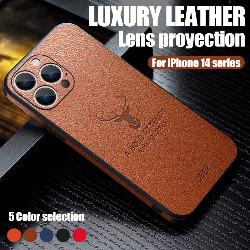 For Xiaomi 14 Pro Luxury Hybrid Genuine Real Leather Back Slim Case Cover