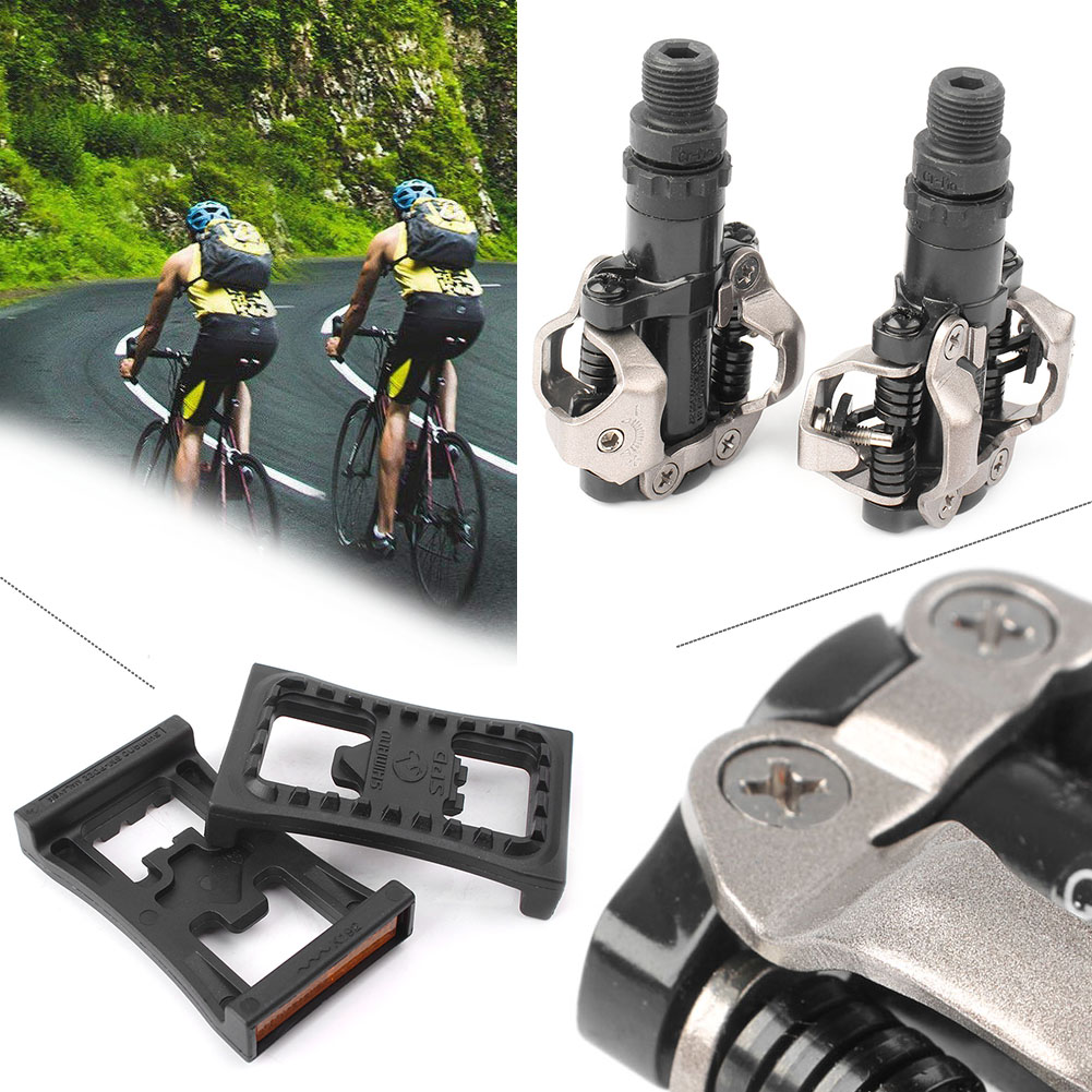 SM-PD22 NIB Shimano PD-M520 MTB Mountain Bike Clipless Pedals with SPD Cleats