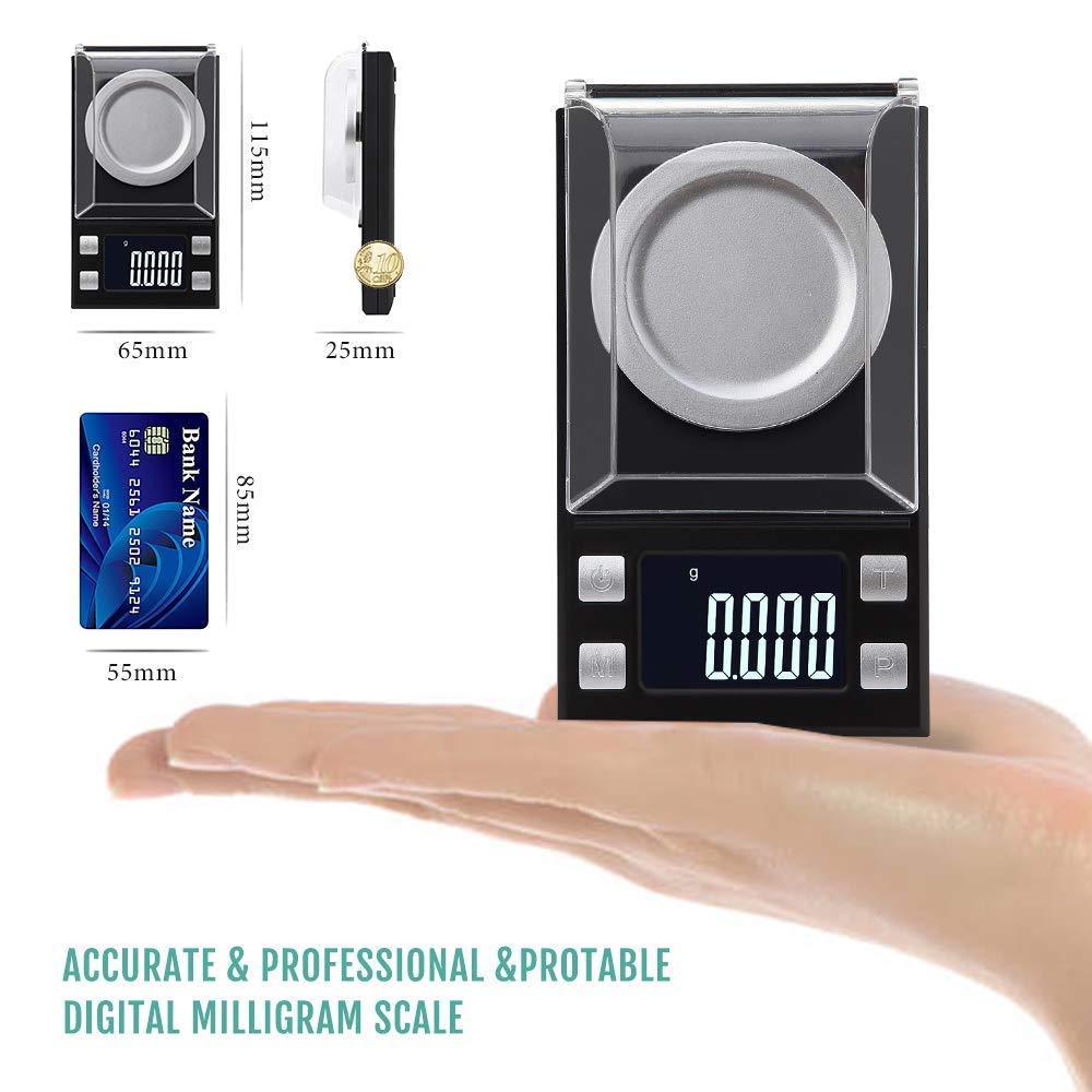 Digital Milligram 50g/0.001g High Precision Mini Electronic Jewelry