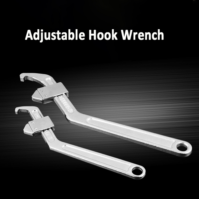 Adjustable Hook Wrench C SpannerTool Motorcycle Suspension 35105mm/95