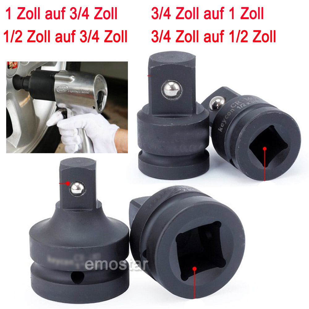 1 1/2 3/4 Zoll Steckschlüssel Adapternuss Werkzeug Nuss Reduzierung Reduktion eBay
