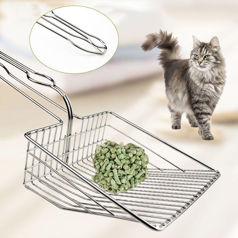 stainless steel cat litter scoop