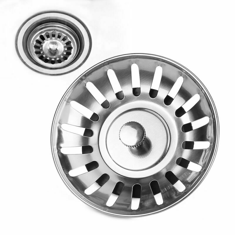 80mm Replacement Strainer Drain Waste Kitchen Basin Plugs Fits for