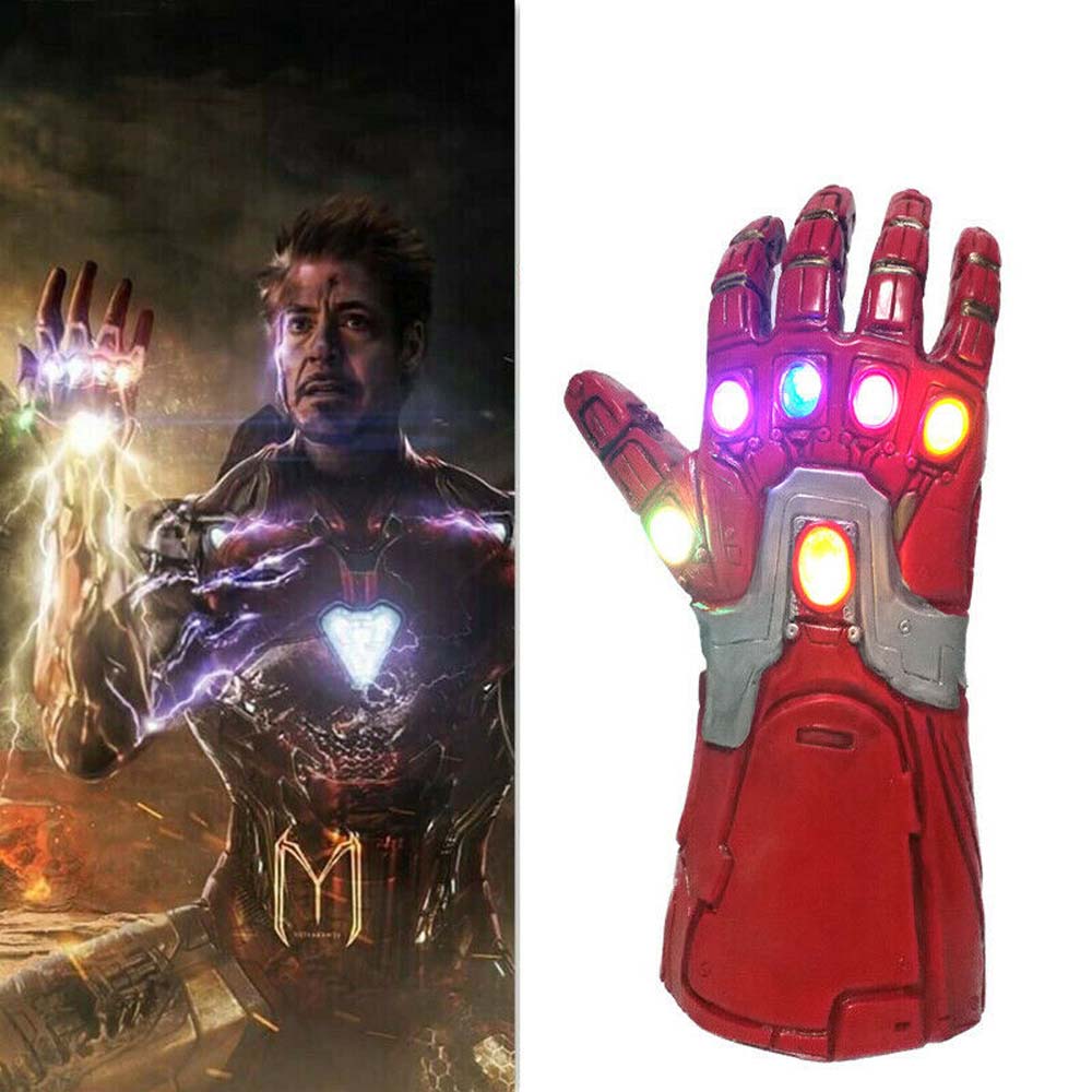 Six Coins Stars Kids Iron. Man Thanos Gauntlet Infinity War Gloves With Led  | Lazada