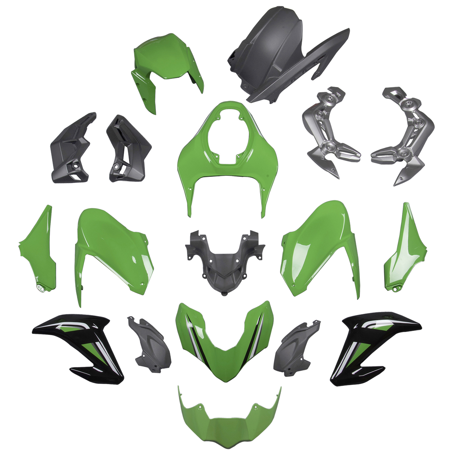 適用於 Kawasaki Z900 2017-2019 全車彩繪車殼006-極限超快感